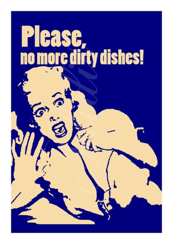 no more dirty dishes